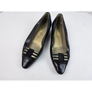 Yves Saint Laurent YSL Bow Heels Dress Shoes Size 36